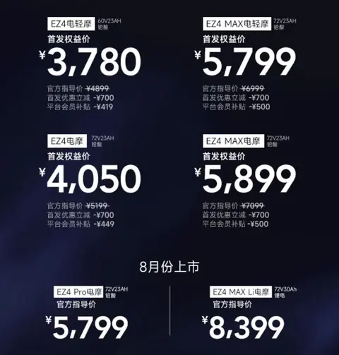 雷达电摩+汽车级智驾,全盔座桶,3780元起,极核AE7、EZ4上市
