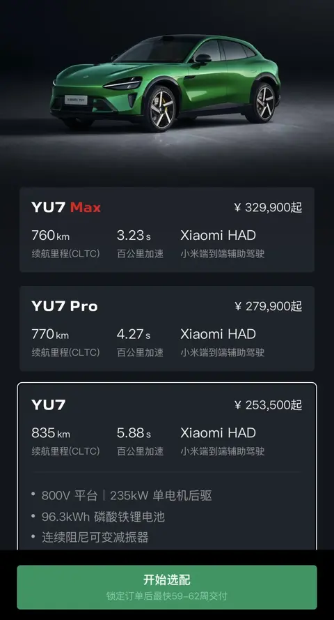 小米YU7等太久,你还可以这样做!