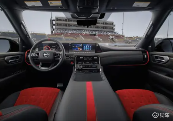 配9AT+红色战袍!全新途乐Nismo离地间隙244mm