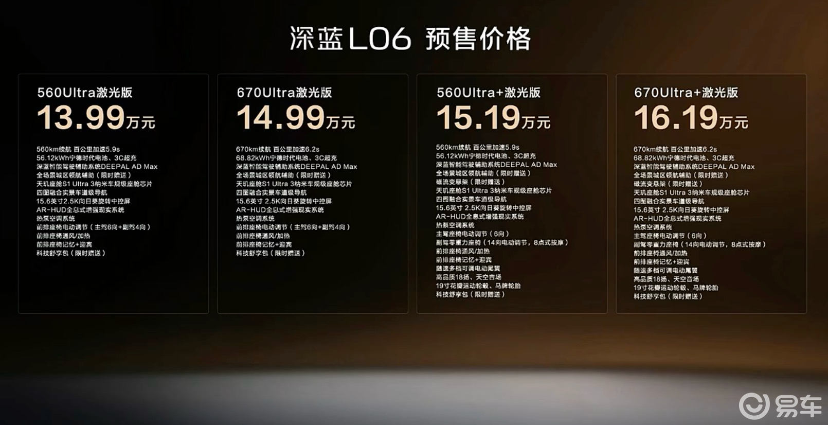 售13.99万元起，深蓝L06正式开启预售