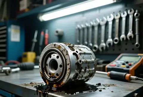 为什么每次换机油必须更换机滤？切开旧滤芯一看吓一跳！