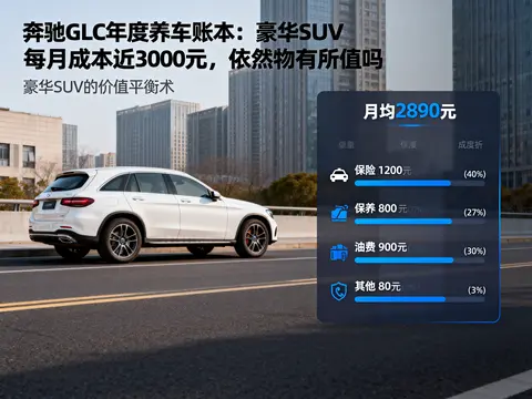 奔驰GLC年度养车账本：豪华SUV每月成本近3000元，依然物有所值吗